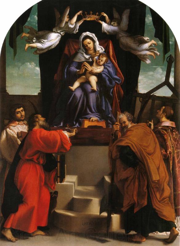 Lorenzo Lotto San Giacomo dell Orio Altarpiece France oil painting art